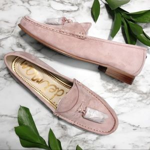 Sam Edelman Pink Mauve Suede Therese Tassel Loafer
